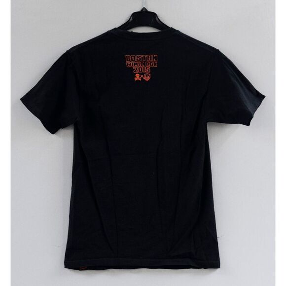 Johnny Cupcakes x Newbury Comics 2015 Boston Comic Con Black T-Shirt Size S - Picture 7 of 7